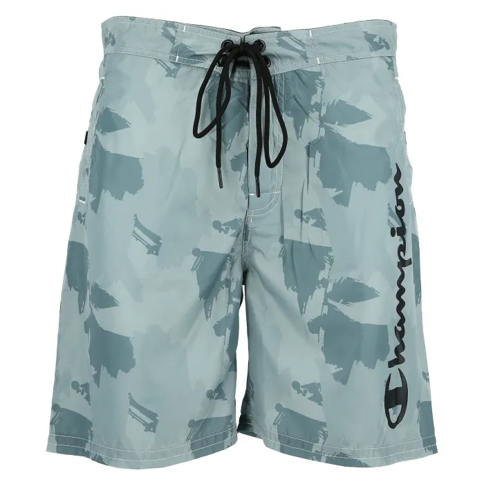 CHAMPION Printed Long Swim Shorts 