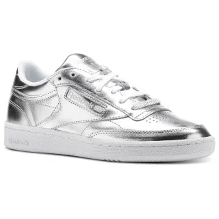 Reebok CLUB C 85 S SHINE SILVER/WHITE