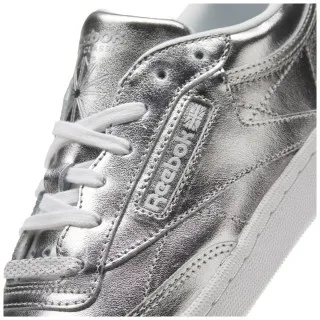 Reebok CLUB C 85 S SHINE SILVER/WHITE