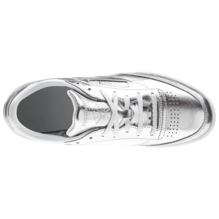 Reebok CLUB C 85 S SHINE   SILVER/WHITE 