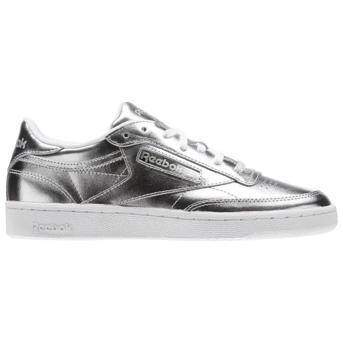 Reebok CLUB C 85 S SHINE   SILVER/WHITE 