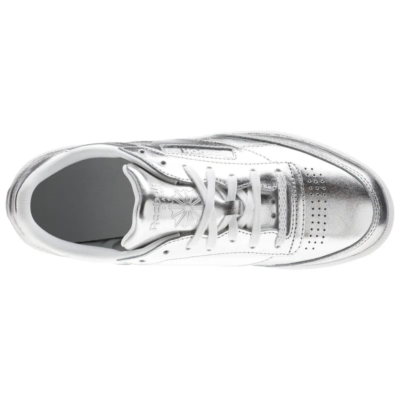 Reebok CLUB C 85 S SHINE SILVER/WHITE