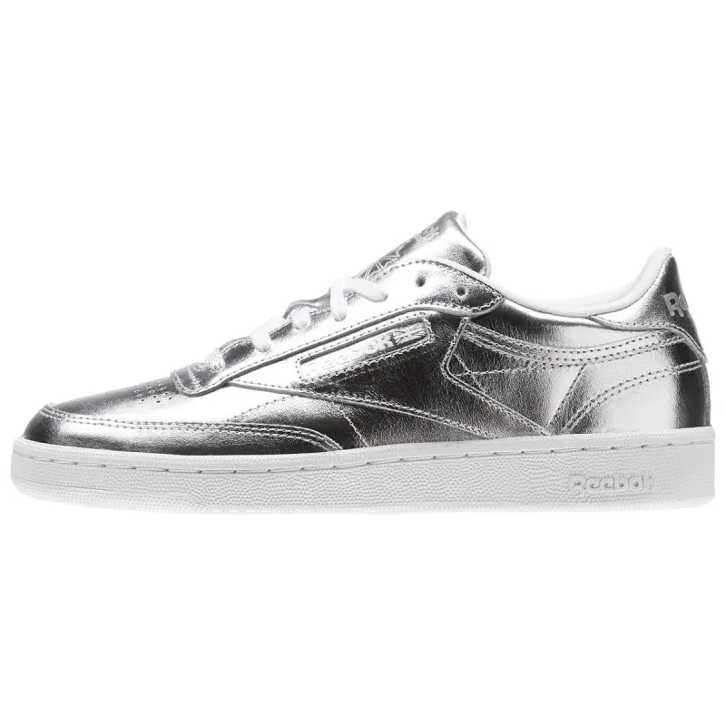 Reebok CLUB C 85 S SHINE SILVER/WHITE
