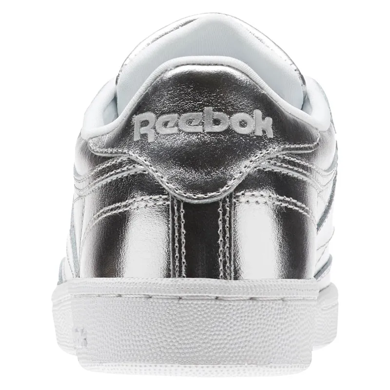Reebok CLUB C 85 S SHINE SILVER/WHITE