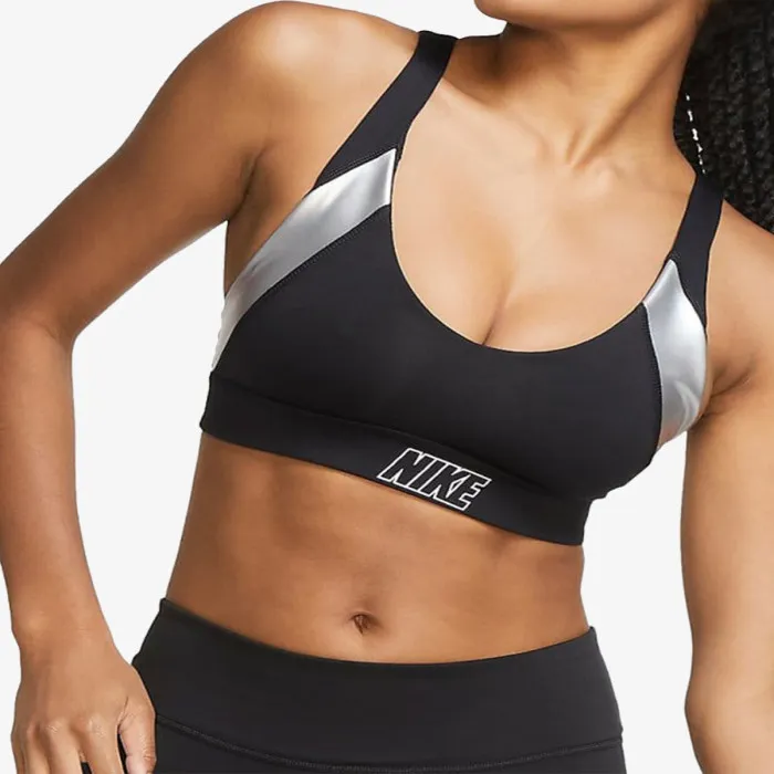 Nike INDY METALLIC LOGO BRA 