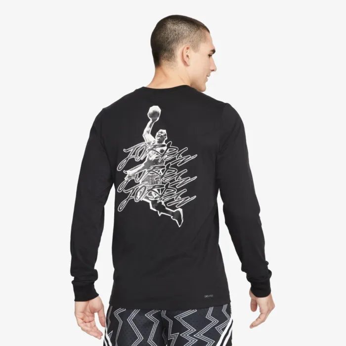 Nike M J AIR DF GFX LS CREW 