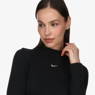 Nike W NSW ESSNTL RIB MOCK LS TOP 