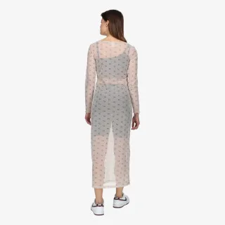 Nike W NSW AIR AOP MESH LS DRESS 