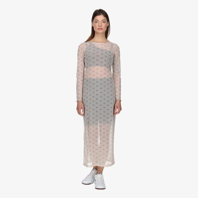 Nike W NSW AIR AOP MESH LS DRESS 