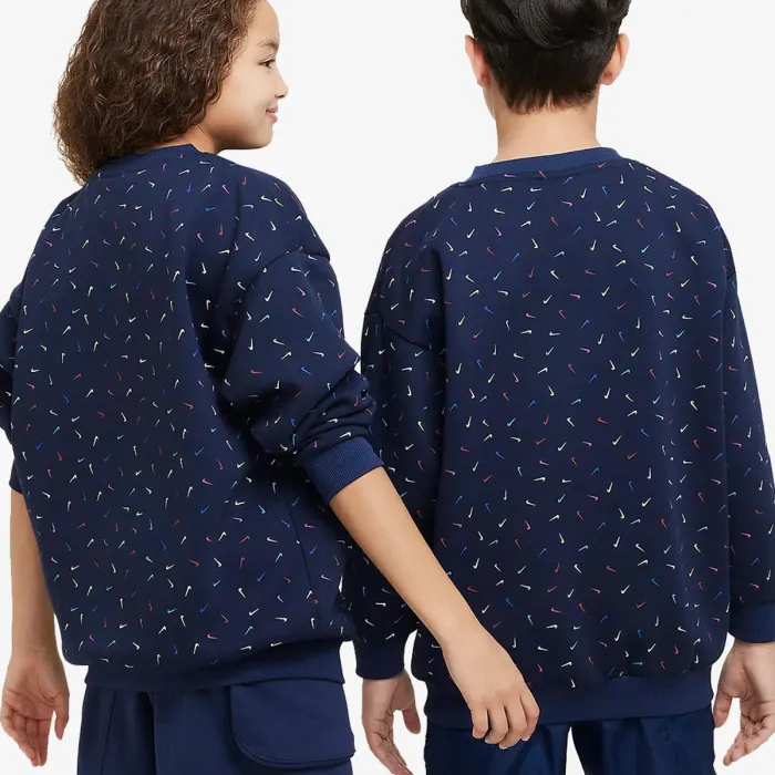 Nike G NSW ICN FLC CREW LOGO PRNT 