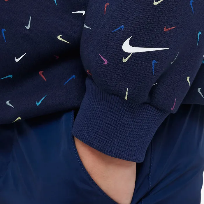 Nike G NSW ICN FLC CREW LOGO PRNT 