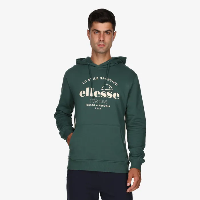 ELLESSE MENS FULL ZIP HOODY 