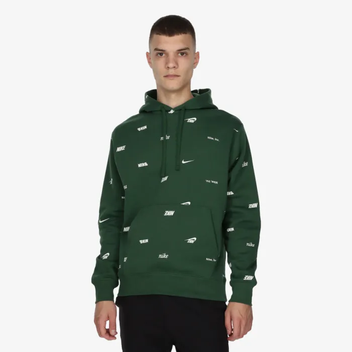 Nike M NK CLUB+ BB PO AOP HOODIE 