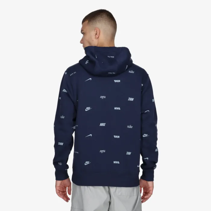 Nike M NK CLUB+ BB PO AOP HOODIE 