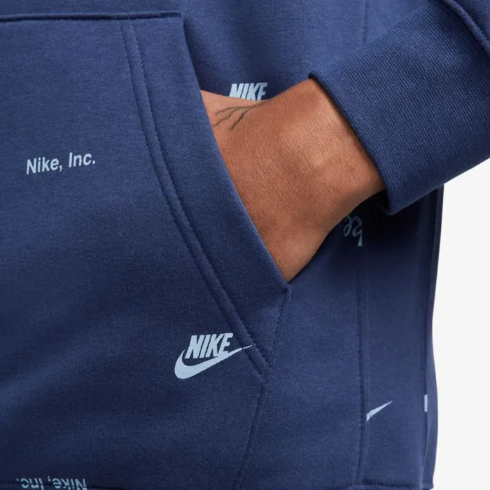 Nike M NK CLUB+ BB PO AOP HOODIE 