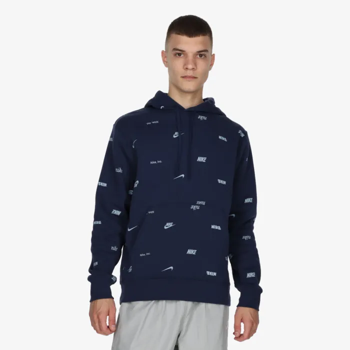Nike M NK CLUB+ BB PO AOP HOODIE 