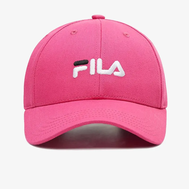 FILA FILA BRASOV 6 PANEL CAP WITH LINEAR LOGO - STRAP BACK