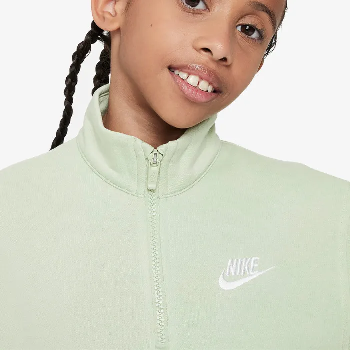 Nike G NSW CLUB FLC LS HZ LBR 