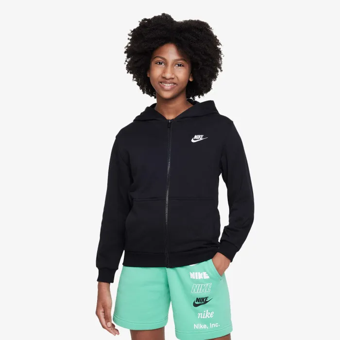 Nike K NSW CLUB FT HD FZ LS LBR 