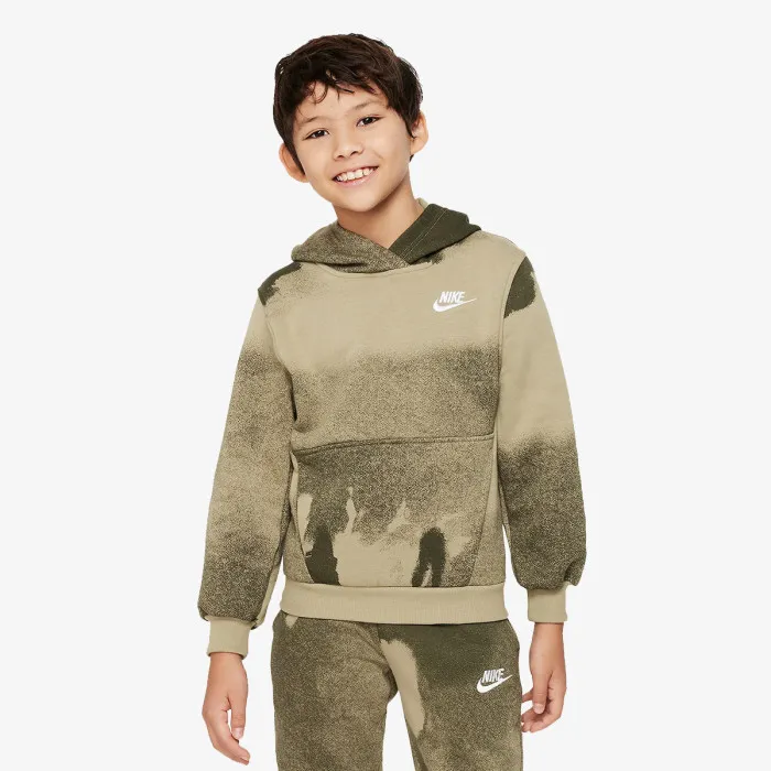 Nike K CLB FLC HBR PO HD WASH AOP 