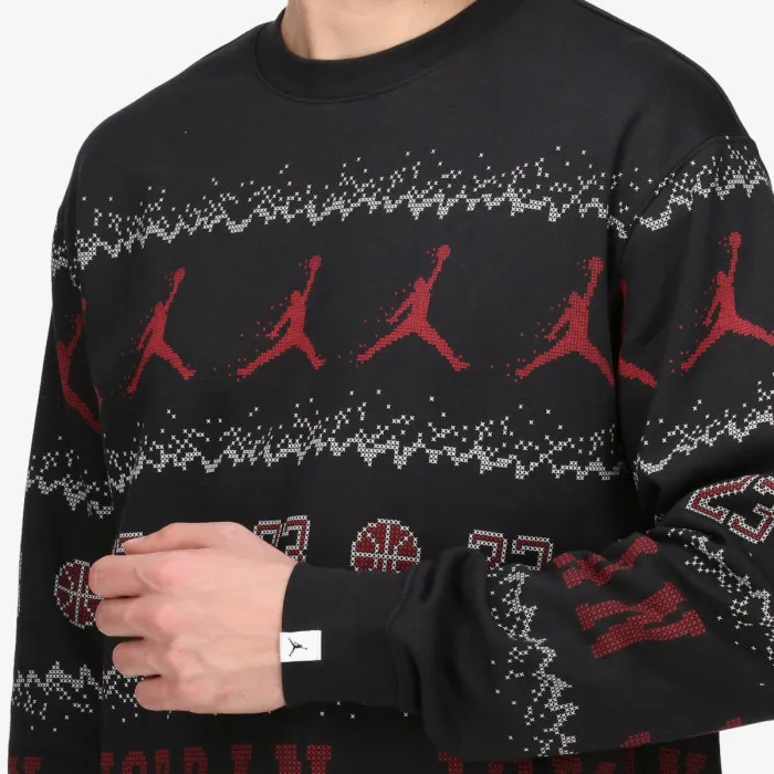 Nike M J ESS MMBR HLDY FLC CREW 