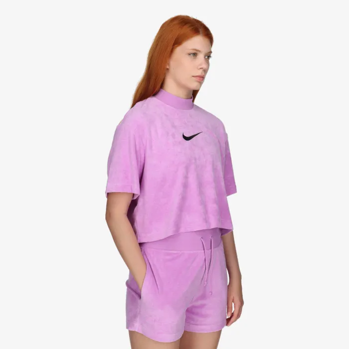 Nike W NSW MOCK SS TEE TRRY MS 