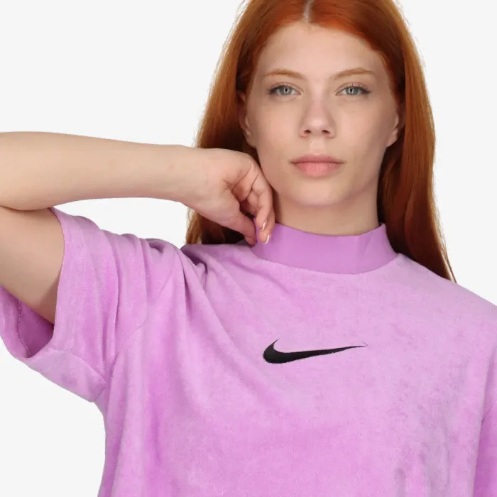 Nike W NSW MOCK SS TEE TRRY MS 