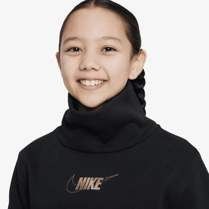 Nike G NSW CLUB FLC FNL LS TOP SHNE 