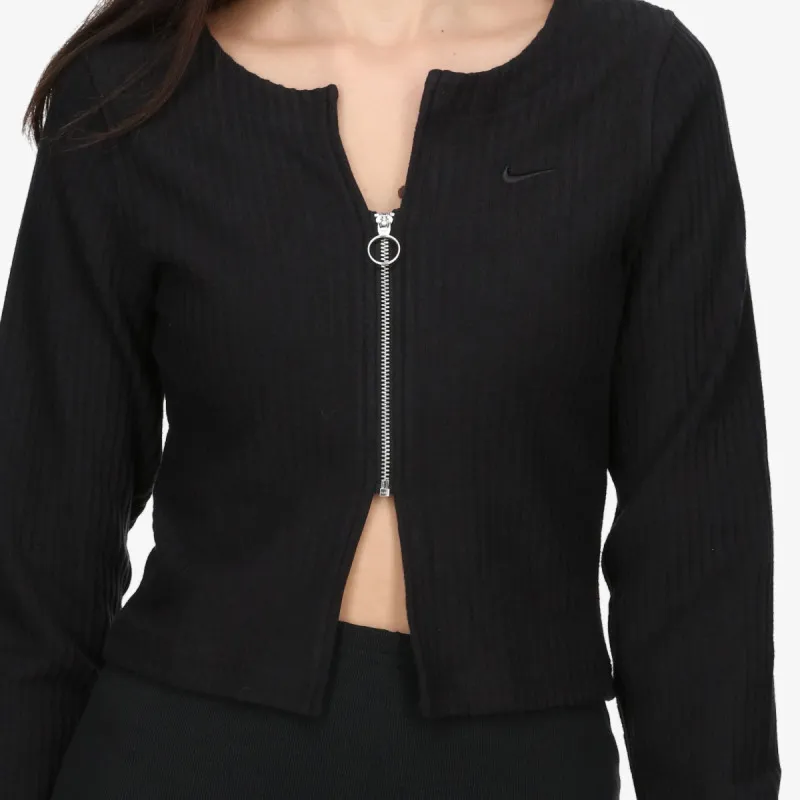 Nike W NSW NK CHLL KNT RIB FZ CRDGN