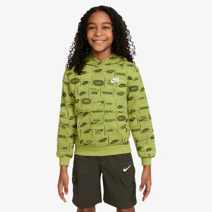 Nike K NSW CLUB FT HDY AOP 