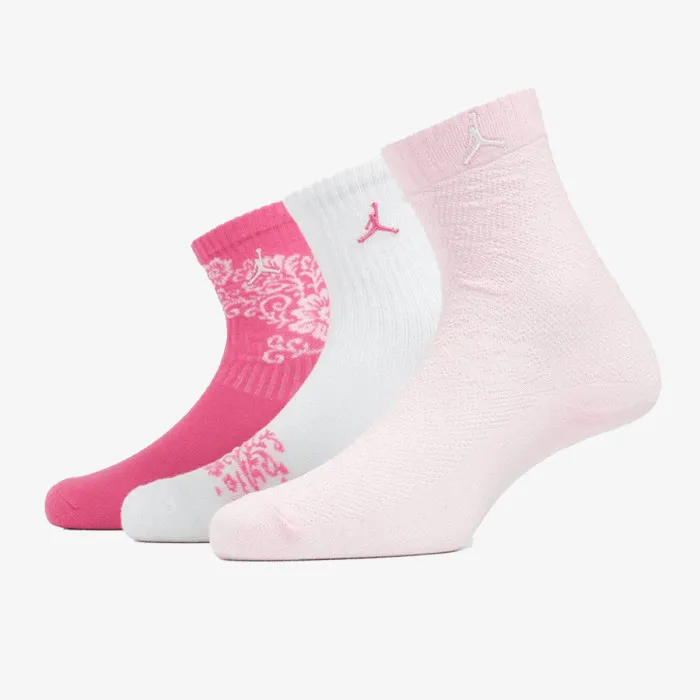 JORDAN JHG FLORAL LACE 3PK CREW 