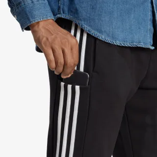 adidas Kalhoty Essentials French Terry Tapered Cuff 3-Stripes
