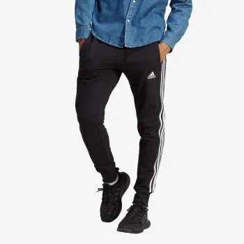 adidas Kalhoty Essentials French Terry Tapered Cuff 3-Stripes 