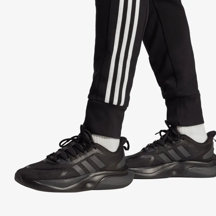 adidas Kalhoty Essentials French Terry Tapered Cuff 3-Stripes 