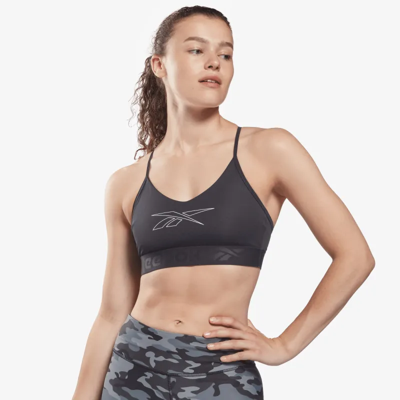 Reebok Commercial Big Logo Bra