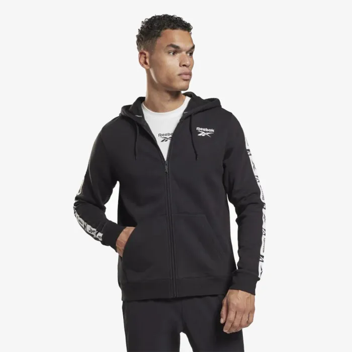 Identity Tape Zip Up Hoodie 