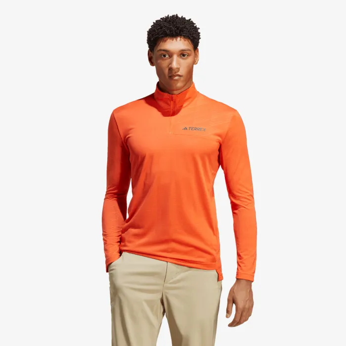 Tričko Terrex Multi Half-Zip Long Sleeve 