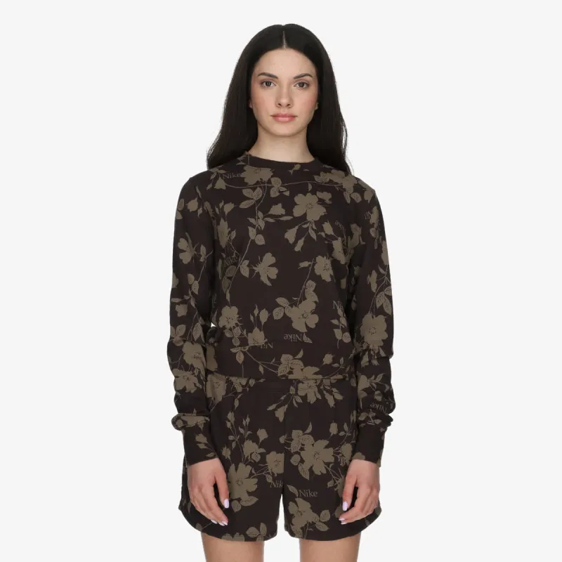 Nike W NSW NK CHLL FT AOP CREW 