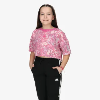 adidas Future Icons Allover Print Cotton T-Shirt