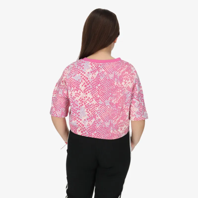 adidas Future Icons Allover Print Cotton T-Shirt