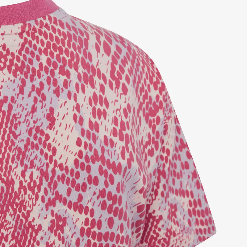 adidas Future Icons Allover Print Cotton T-Shirt