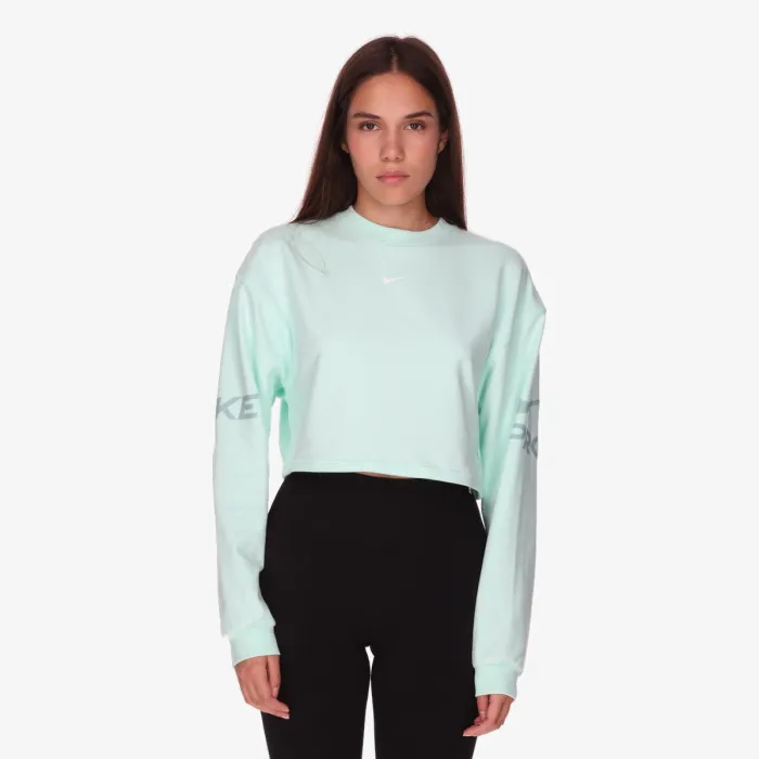 Nike W NP DF FLC CREW TT GRX 