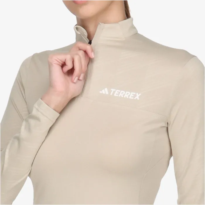 Tričko Terrex Multi Half-Zip Long Sleeve 