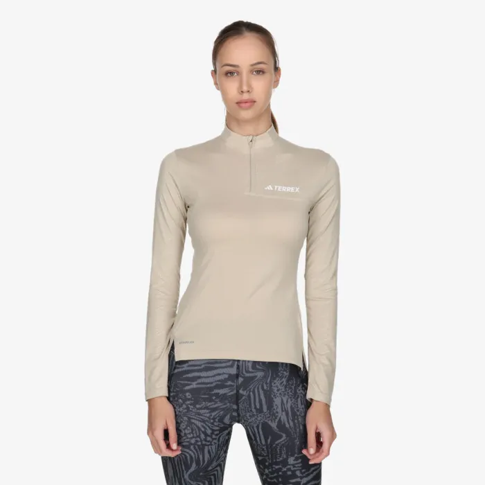 Tričko Terrex Multi Half-Zip Long Sleeve 