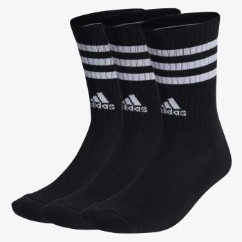 Ponožky 3-Stripes Cushioned Crew – 3 páry 