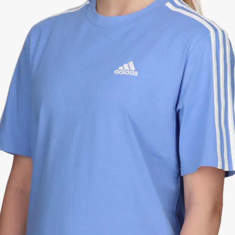 adidas Šaty Essentials 3-Stripes Single Jersey Boyfriend Tee