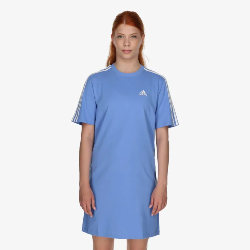 adidas Šaty Essentials 3-Stripes Single Jersey Boyfriend Tee