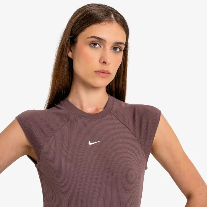 Nike W NSW CHILL KNIT RIB SS TOP 