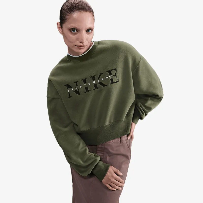 Nike W NSW PHNX FLC CREW GLS 