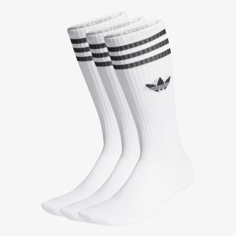 adidas Ponožky Solid Crew – 3 páry